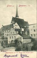 Braunau am Inn, Bürgerhospital mit der Kirche zum heiligen Geist / hospital, church