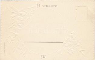 Ulm a. D. von Neu-Ulm; floral Emb. litho