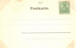 Rittersturz bei Coblenz, Restaurationsgebäude auf dem Rittersturz; Verlag von Jean Schneider / looko...