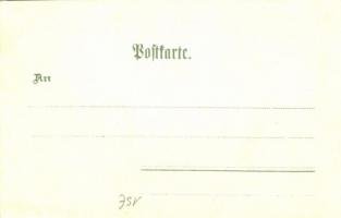 Frankfurt am Main, Lutherhaus; Rosenblatt Künstlerkarte No. 3290. / Luther house, coat of arms litho...