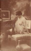 Erotic nude photo postcard