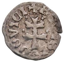 1373-1382. Obulus Ag "I. Lajos" (0.23g) T:2- ph. Hungary 1373-1382. Obulus Ag "Louis I" (0.23g) C:VF edge error Huszár: 549., Unger I.: 438.