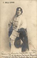 4 db RÉGI motívumlap, vegyes minőség; színész / 4 old motive cards, mixed quality; actresses