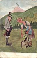 6 db RÉGI motívumlap, vegyes minőség; vadász / 6 old motive cards, mixed quality; hunter