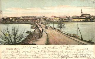 Ipolyság, híd, kiadja Kanyó A. utóda / bridge  (EK)