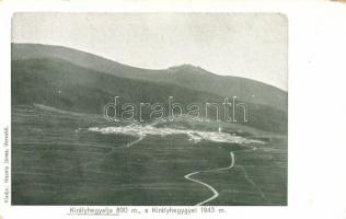 Királyhegyalja, Királyhegy; kiadja Kiszley János / mountain (EK)