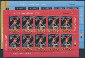 Europa CEPT, Circus mini sheet set Europa CEPT, Cirkusz kisív sor
