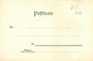 Thann, Tann; Engelsburg, Ruinen / castle ruins, litho