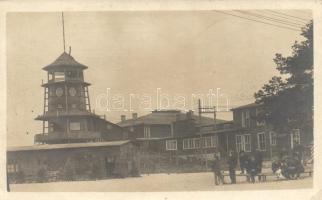 Merzdorf, Cottbus; Gefangenenlager, Aussichtsturm / POW camp, lookout tower