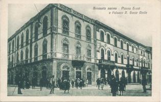 Grosseto Nuova, Piazza Socci e Palazzo R. Genio Civile