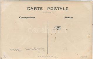 Utat döngölő bolgár hadifoglyok / WWI-era, Macedonia, Bulgarian POWs, road ramming, photo