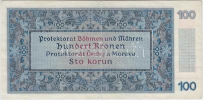 Német 3. Birodalom/Cseh-Morva Protektorátus/Német megszállás 1940. 100K T:restaurált
German Third R...