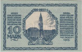 Német Birodalom / Kiel 1918. 10M T:I,I-
German Empire / Kiel 1918. 10 Mark C:UNC,AU