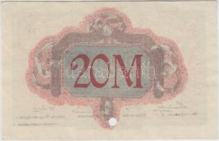 Német Birodalom / Altona 1918. 20M lyukasztott T:restaurált
German Empire / Altona 1918. 20 Mark pe...
