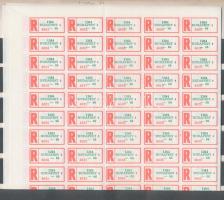 3 db budapesti ajánlási ragjegy ív