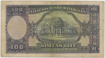 Litvánia 1928. 100L T:III
Lithuania 1928. 100 Litu C:F