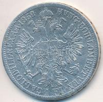 Ausztria 1862A 1Fl Ag "Ferenc József" T:2- Austria 1862A 1 Florin Ag "Franz Joseph" C:VF