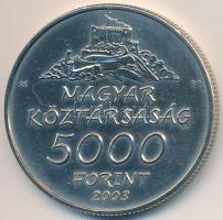 2003. 5000Ft Ag "Hollókő" T:2 (BU)