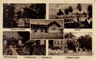 Balatonberény, vasútállomás, Hungária pensió, Erzsébet penzió, fürdő bejárat (EB)