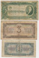 Szovjetunió 1937. 1Ch + 3Ch + 5Ch T:III,III-
Soviet Union 1937. 1 Chervonetz + 3 Chervontsa + 5 Che...