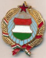 ~1960-1970. Magyar Népköztársaság címere, zománcozott fém jelvény T:2 tű forrasztva