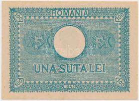 Románia 1945. 100L T:I,I-
Romania 1945. 100 Lei C:UNC,AU