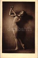 Erotic nude postcard