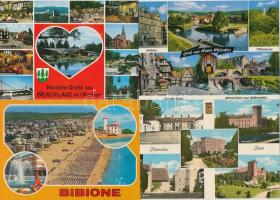 Kb. 200 db MODERN használatlan európai városképes lap; sok török, jugoszláv, csehszlovák / Approx. 2...