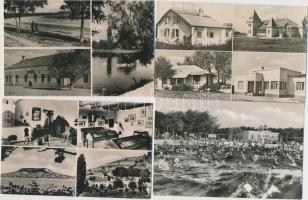 100 db MODERN magyar fekete-fehér városképes lap az 50-es 60-as évekből; vegyes minőség / 100 modern...