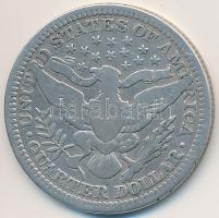 Amerikai Egyesült Államok 1911. 1/4$ Ag "Barber" T:3
USA 1911. 1/4 Dollar Ag "Barber...