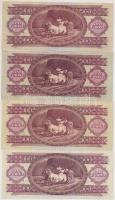 1960-1992. 100Ft (4xklf) T:I-III szép papír