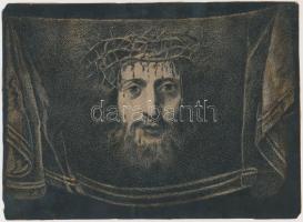 Jelzés nélkül. Ecce homo. Grafit, papír, 16×22 cm