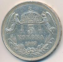 1907KB 5K Ag "Ferenc József" T:2-,3 karc