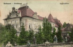 Budapest XII. Svábhegy, Nagyszálloda, vasút (EB)