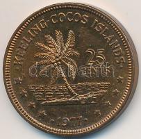 Kókusz (Keeling)-szigetek 1977. 25c Br T:2
Cocos (Keeling) Islands 1977. 25 Cents Br C:XF