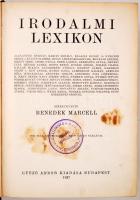 Irodalmi lexikon. Szerk.: Benedek Marcell. Bp., 1927, Győző Andor. Kissé megviselt, aranyozott vászo...