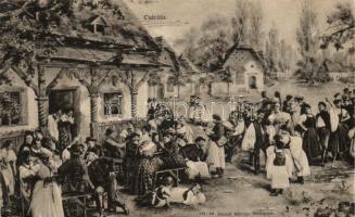 Csárdás / Hungarian folklore, dance, Divald (EK)