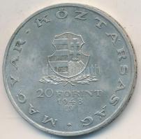 1948. 20Ft Ag "Táncsics" T:2 Adamo EM3