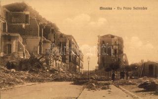 1908 Messina földrengés után, 11db/Messina nach dem +rdbeben, 11 Stk