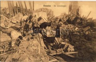 1908 Messina földrengés után, 11db/Messina nach dem +rdbeben, 11 Stk