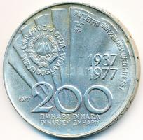 Jugoszlávia 1977. 200D Ag "Tito 85. születésnapja" T:2
Yugoslavia 1977. 200 Dinara Ag &qu...