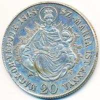 1848KB 20kr Ag "V. Ferdinánd" T:2 ph