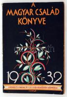 1932 A magyar család könyve. A magyar élet képeskönyve. II. kötet.  A Nemzeti Ujság és Uj Nemzedék ajándéka előfizetőinek. Szerkeszti: Tóth László dr. A Központi Sajtóvállalat kiadása. Illusztrált kiadói papír kötésben. Képekkel illusztrált kiadvány. Borító elvált, egyébként jó állapotban.