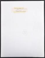 cca 1970 Budapesti lépcsőházak I-II., 2 db fotó, hátoldalon feliratozva, 37x29 cm