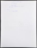 cca 1980 Weöres Sándor (1913-1989) költő, író házának kertjében, Kőszegi Gyula felvétele, 40x30 cm