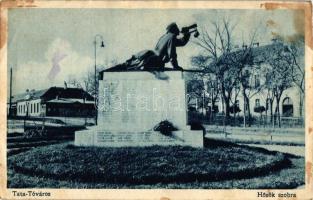 Tata-Tóváros, Hősök szobra (ázott / wet damage)