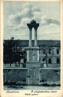 Jánoshalma, Világháborúban elesett hősök szobra  (EB)