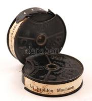 cca 1930 Pathé Baby film 9mm (Made in France) Lé Papillon machaon, Zigaretten fabrikation, 2db