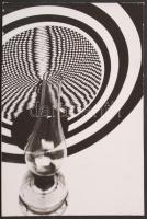 cca 1970 Németh Mihály: Csendélet, feliratozott vintage fotóművészeti alkotás, kartonra kasírozva, 40x28 cm