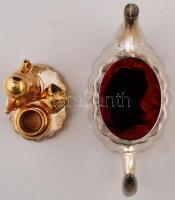 Victorian Bouquets kis kiöntő, eredeti dobozában, fém, 12×12 cm